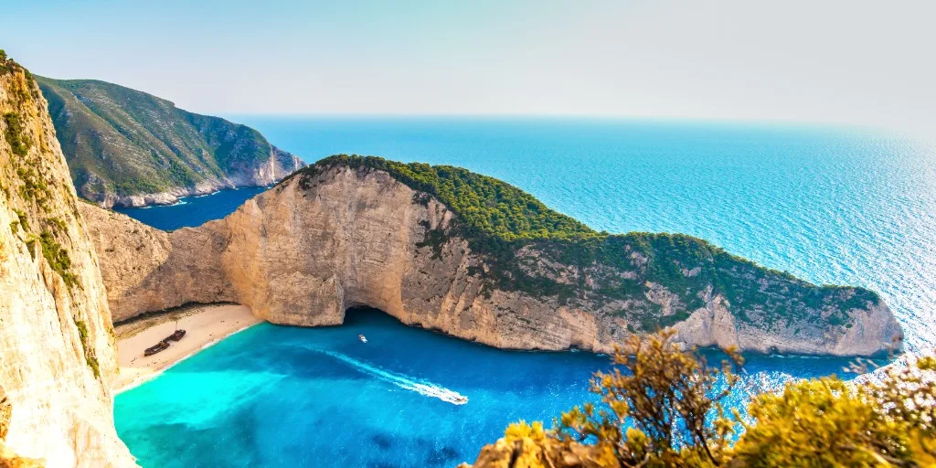 Playa del Naufragio en Zante Navagio